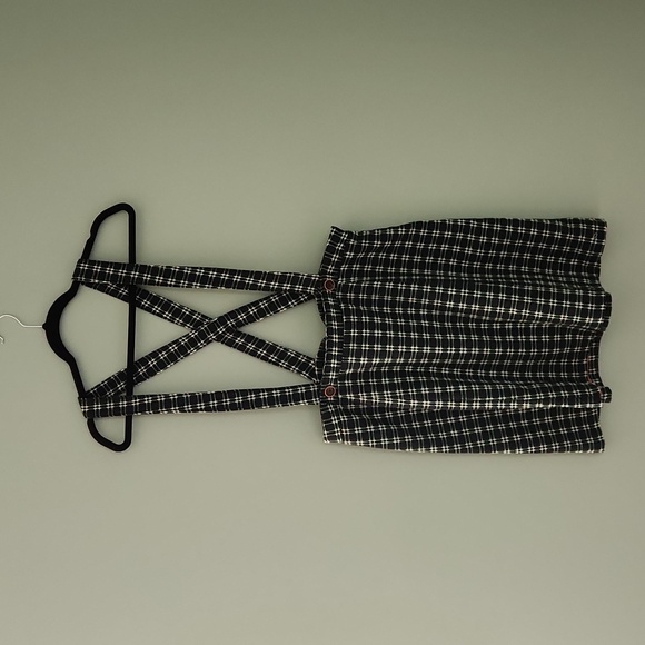 Anthropologie Black and White Checkered Skirt - Picture 7 of 11